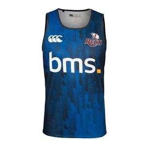 Canterbury Unisex Adult 2025 Queensland Reds Training Tank Top / Navy